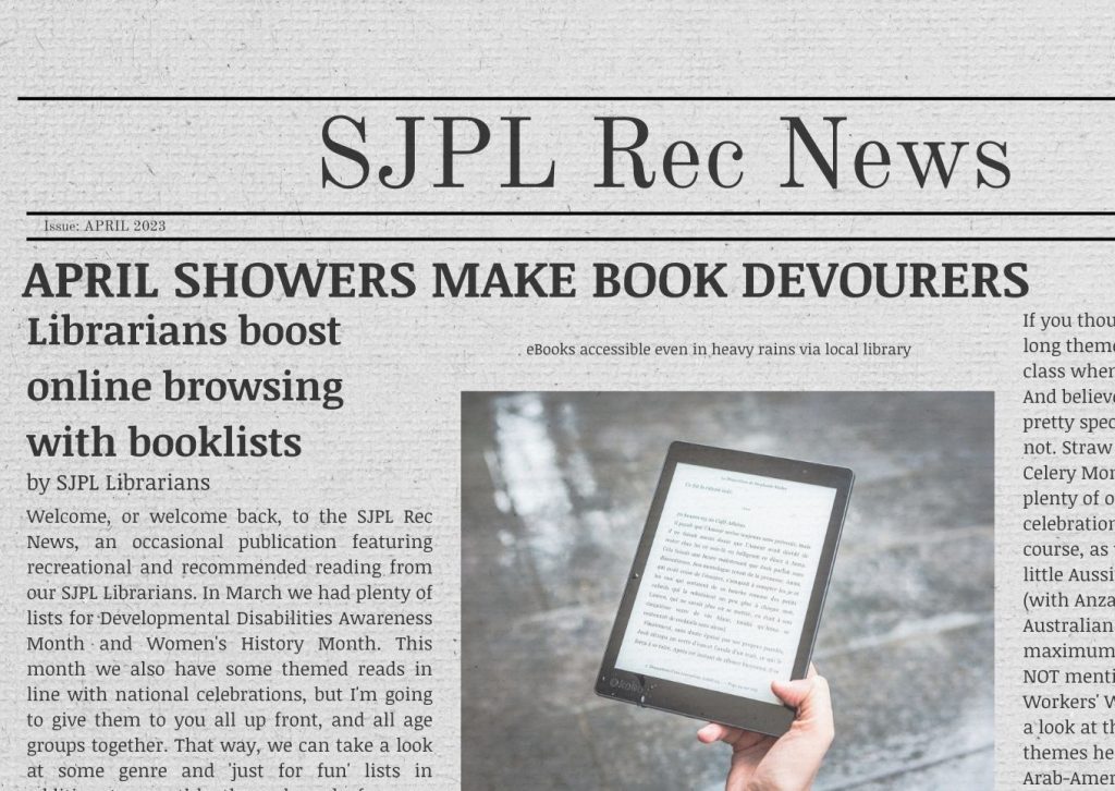 SJPL Picks News April 2023 San Jose Public Library