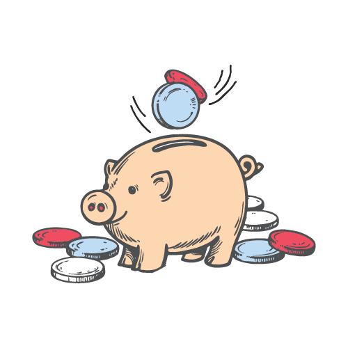 Student Library Card - Piggy Bank