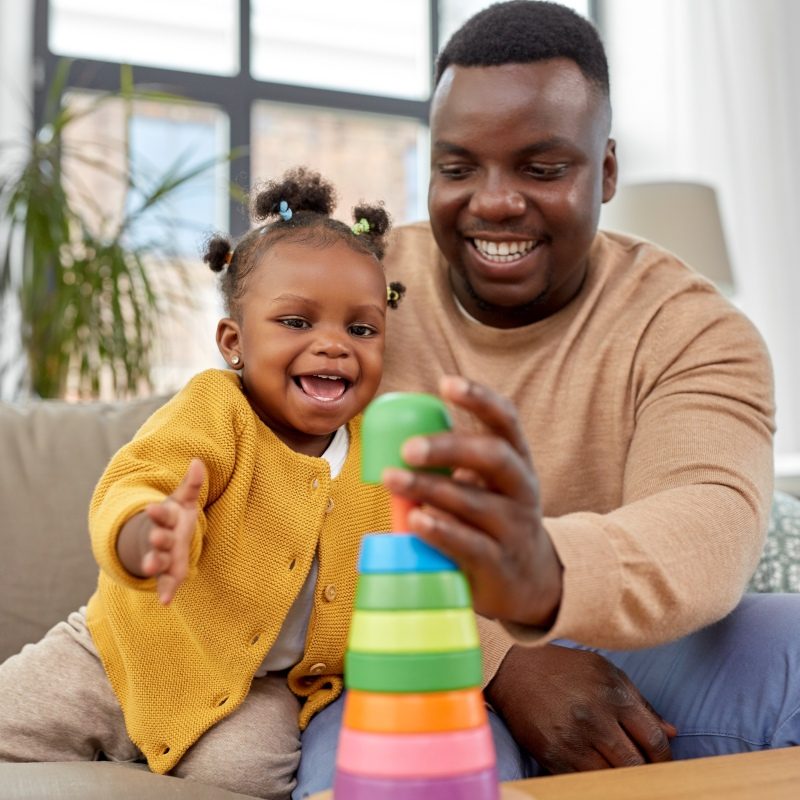 father-daughter-stacking-toy